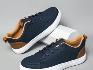 Chaussures de course, de skateboard casual à lacets pour hommes, pour toutes les saisons