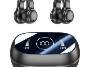 Écouteurs sans fil à clip avec affichage LED – technologie conduction aérienne