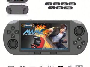 Console de jeu portable SF3000 avec écran IPS 4,5 pouces et 20 000 jeux rétro