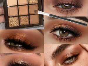 Palette de 9 fards à paupières aux tons chocolat avec pinceau inclus. Finis mats et brillants, longue tenue.