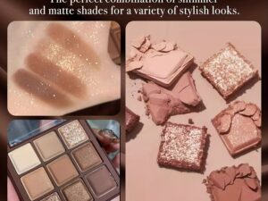 Palette de 9 fards à paupières aux teintes chocolat et perle. Finis mats et irisés, pigmentation intense.